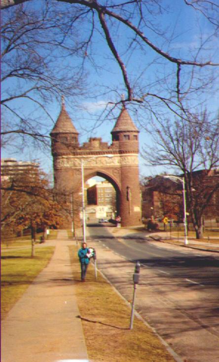 Snoopy visits the Bushnell memorial